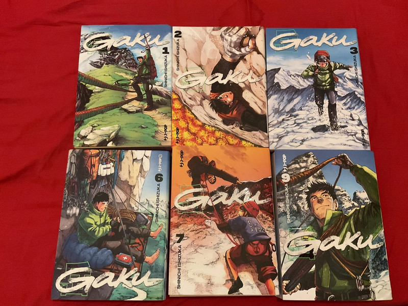 Gaku volumi 1,2,3,6,7,9