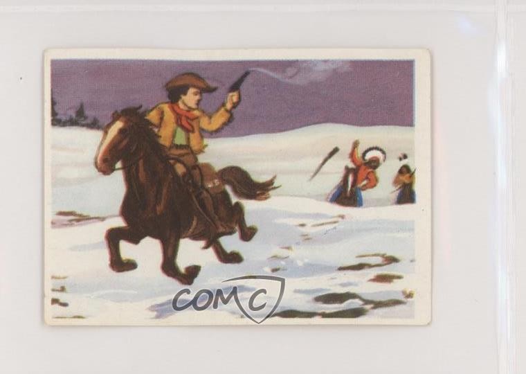 1959 Jenkki Hellas Buffalo Bill Gum Buffalo Bill Cody Buffalo Bill #47 1 md