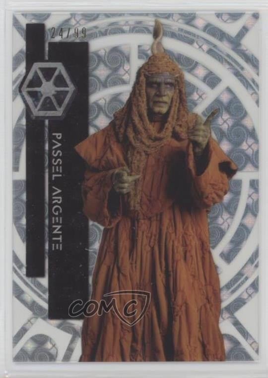 2015 Topps Star Wars High Tek Form 1 Diffrattore di marea 24/99 Passel Argente 1cc7