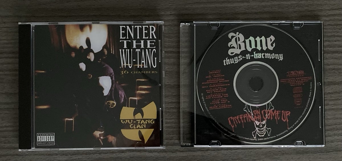 Wu Tang Clan Enter The Wu 36 Chambers & Bone Thugs-N-Harmony CD Voir Description