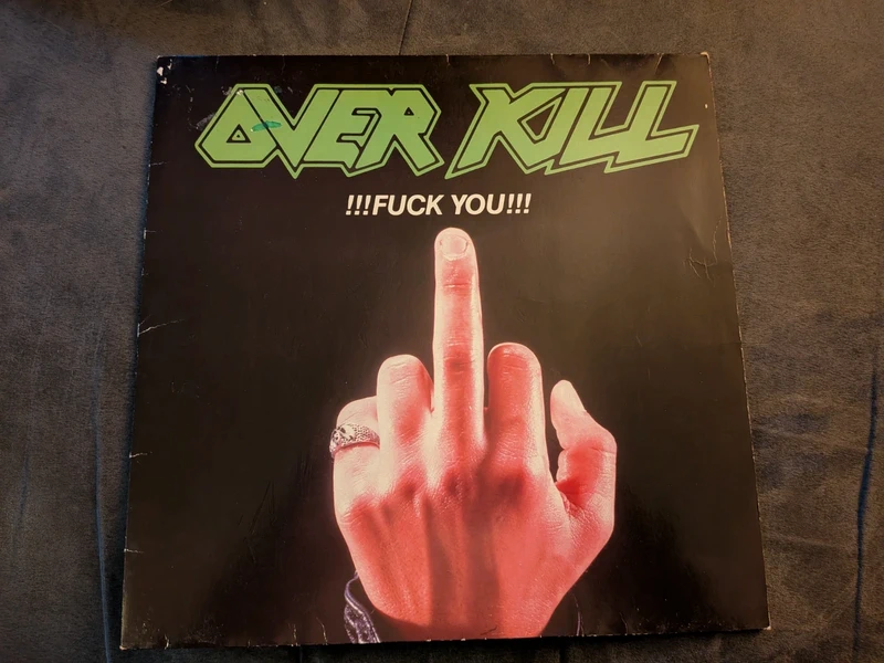Over Kill -  Fuck You    Vinyl LP