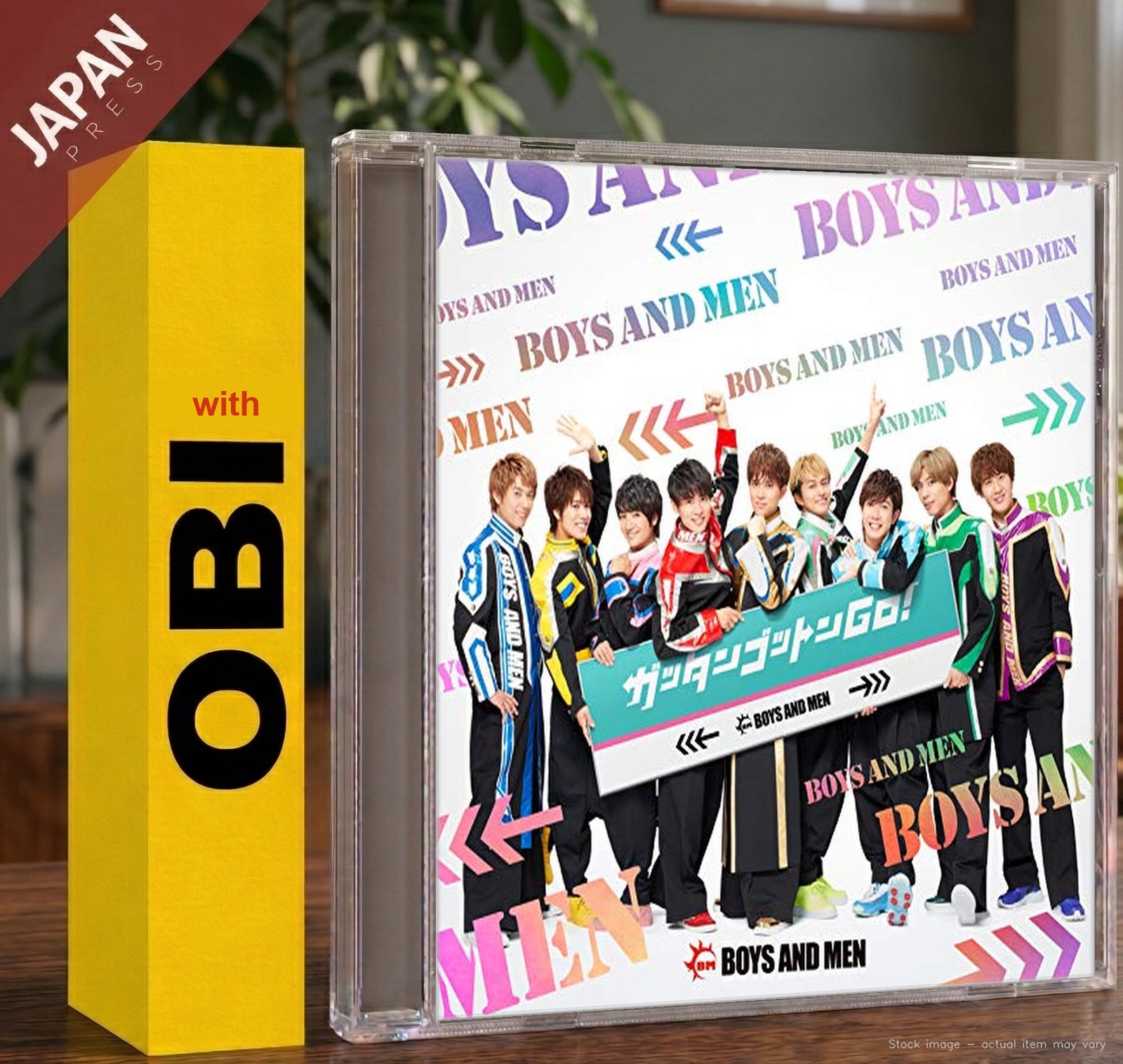 BOYS AND MEN - ガッタンゴットンGO! (Regular Edition) w/OBI CD Japan Import Anime