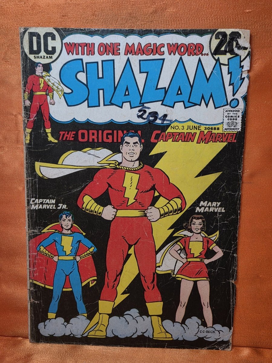 SHAZAM! #3 VG DC comic book 1973 Mary Marvel Captain JR. Y