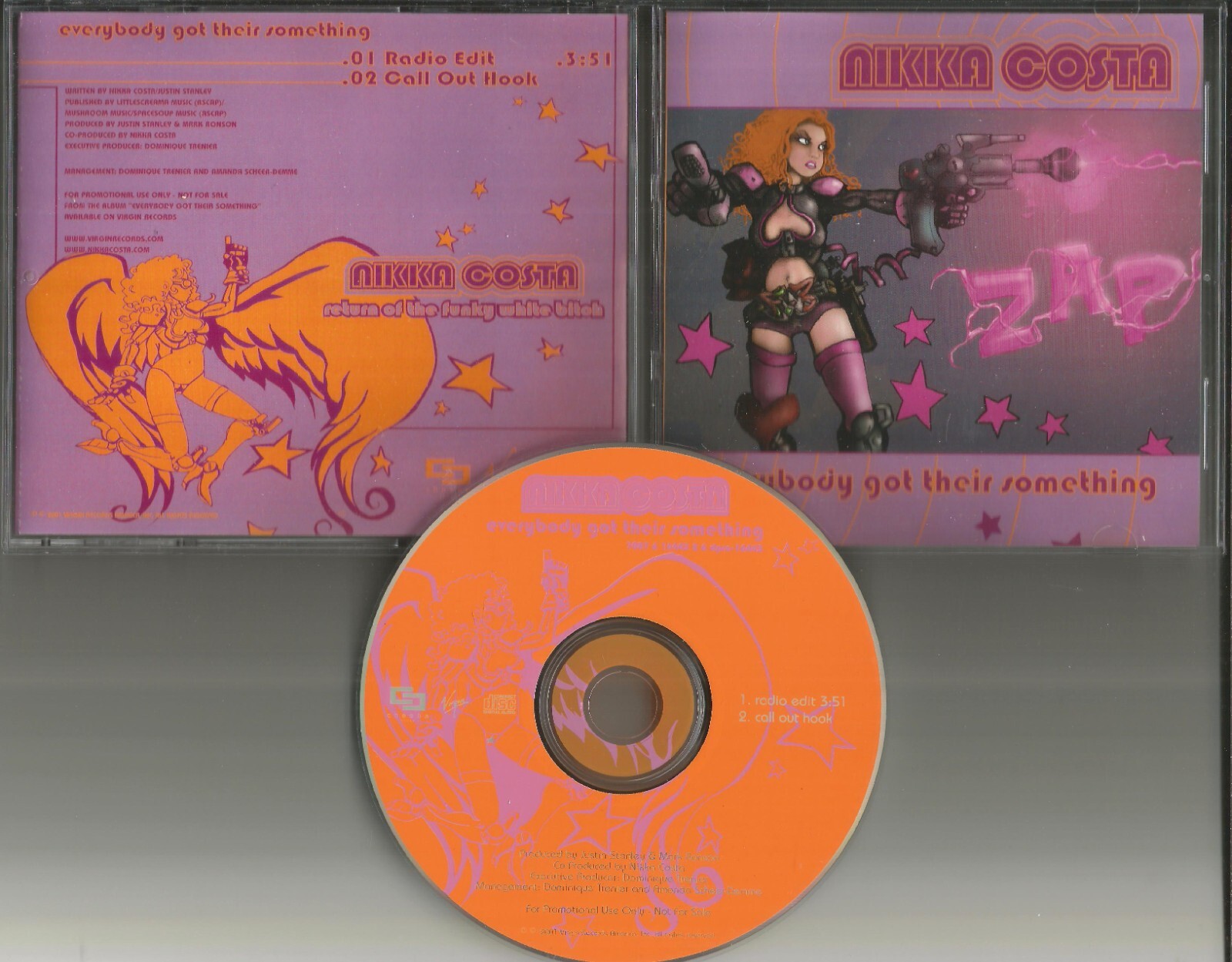 NIKKA COSTA Everybody Got Their Something RARE PROMO DJ CD Single USA MINT