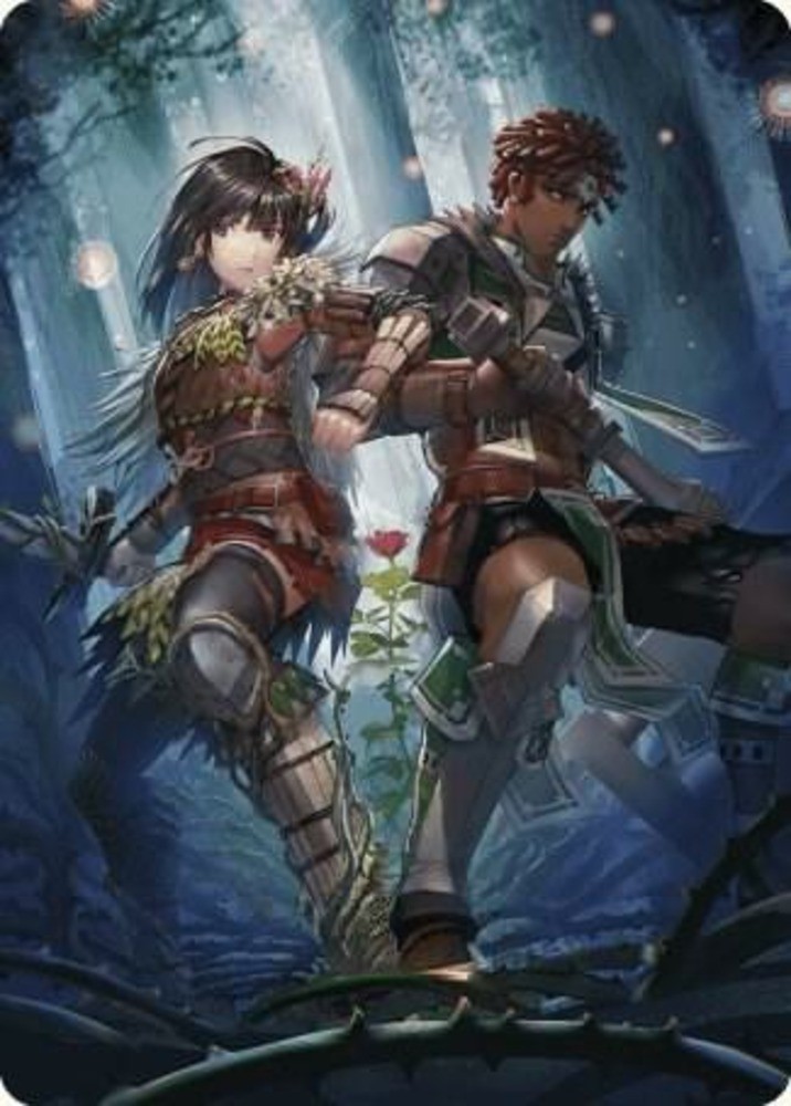 Defense of the Heart Art Card 81 Art Series: Wilds of Eldraine Magic: The Gather