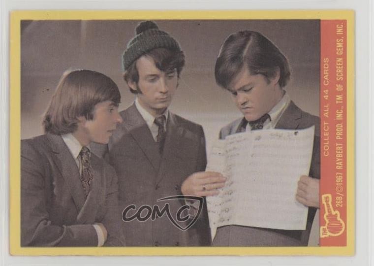 1967 Donruss The Monkees Serie B The Monkees #26B 0nr3