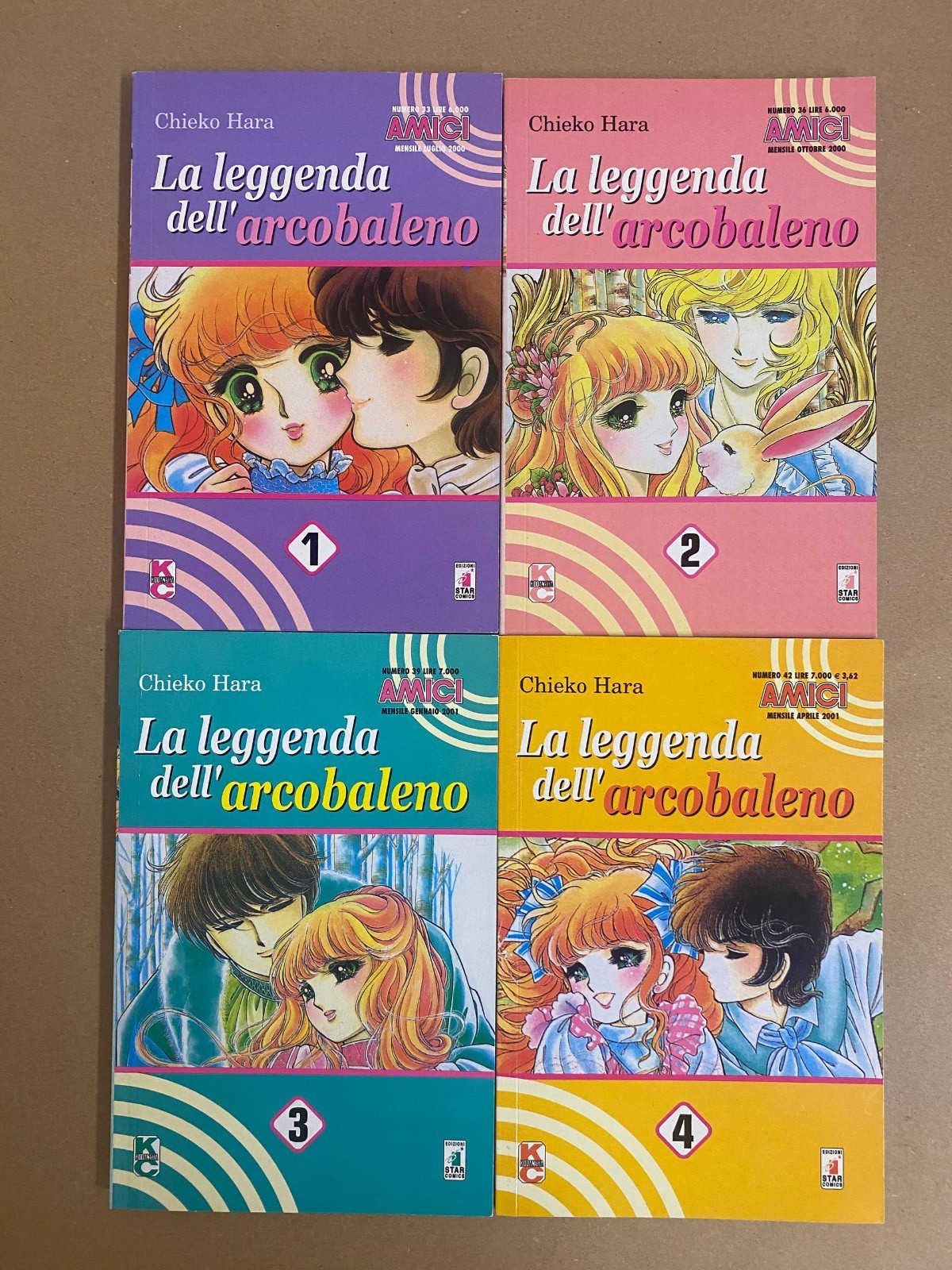 LA LEGGENDA DELL'ARCOBALENO 1-4 (Serie completa) - ESAURITO!
