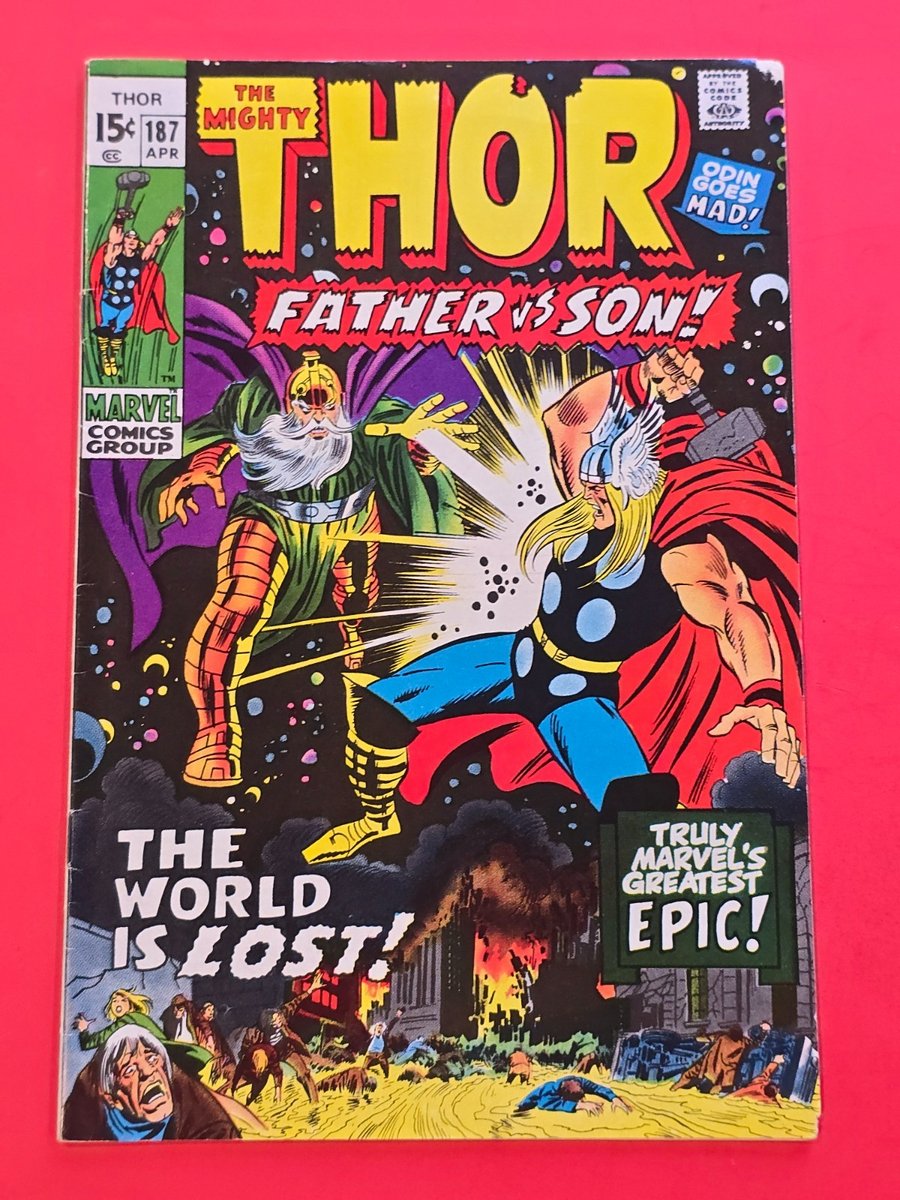 Thor #187 1971 Marvel Thor vs Odin Stan Lee John Buscema Joe Sinnott