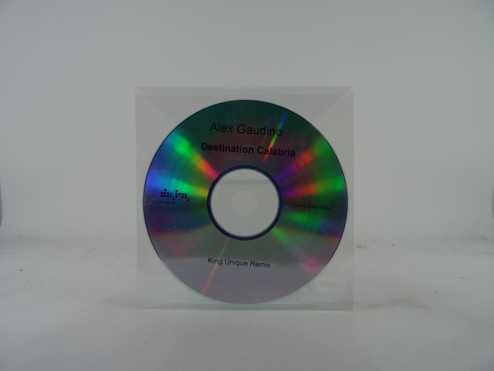ALEX GAUDINO DESTINATION CALABRIA (C59) 1 Track Promo CD Single including Plasti