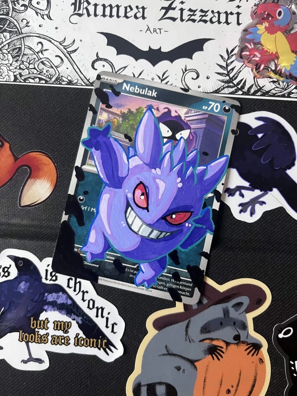 Gengar Custom Pokemon Karte
