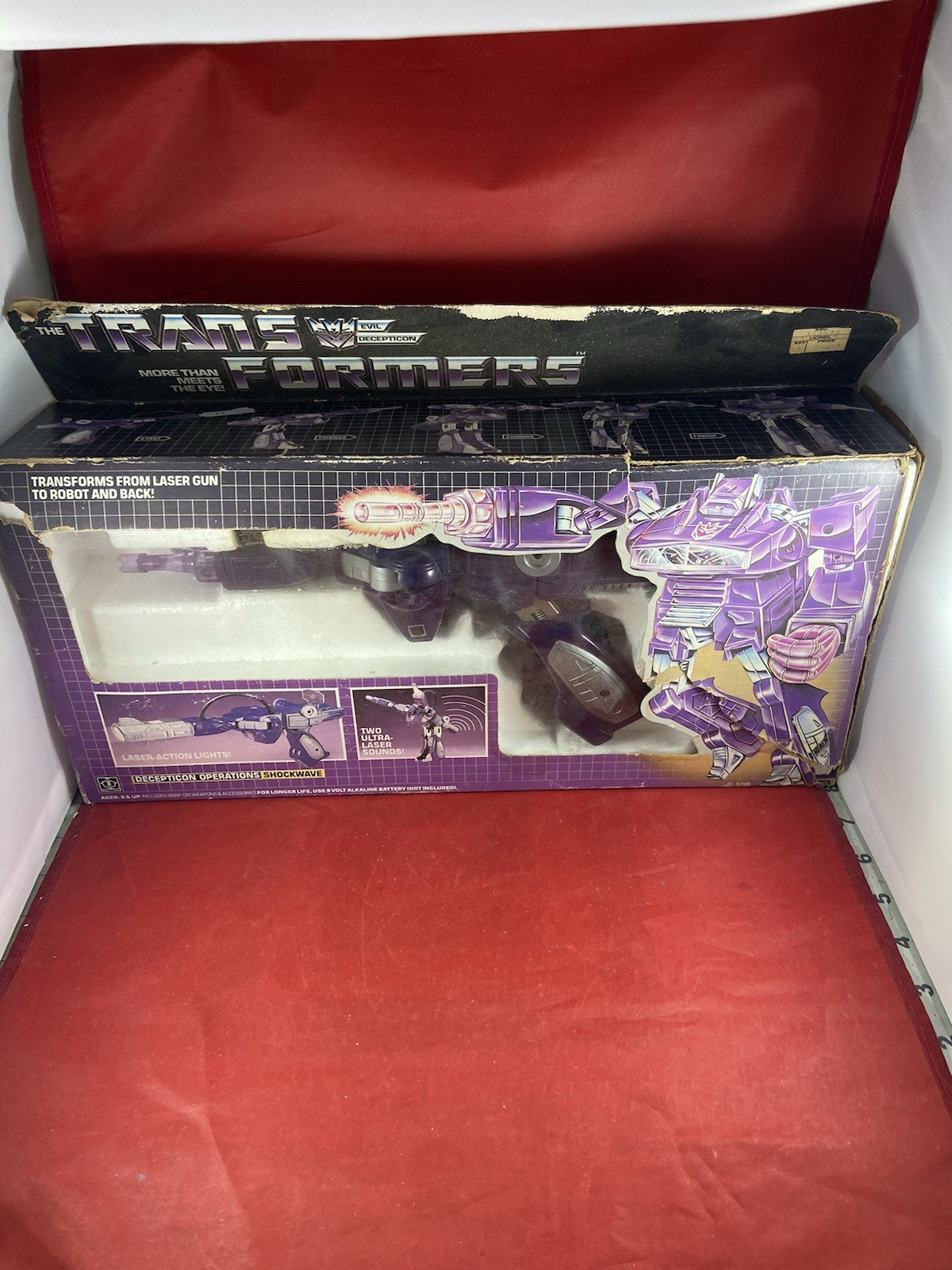 G1 Transformers Shockwave quasi completo scatola originale ed elettronica funzionante 1984