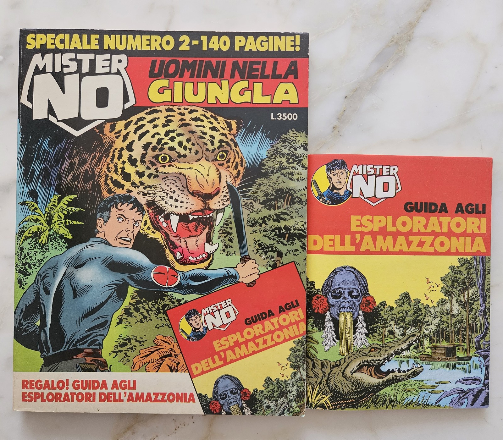 28) MISTER NO Speciale n. 2 Uomini nella Giungla con albetto - 1987 -  ottimo++