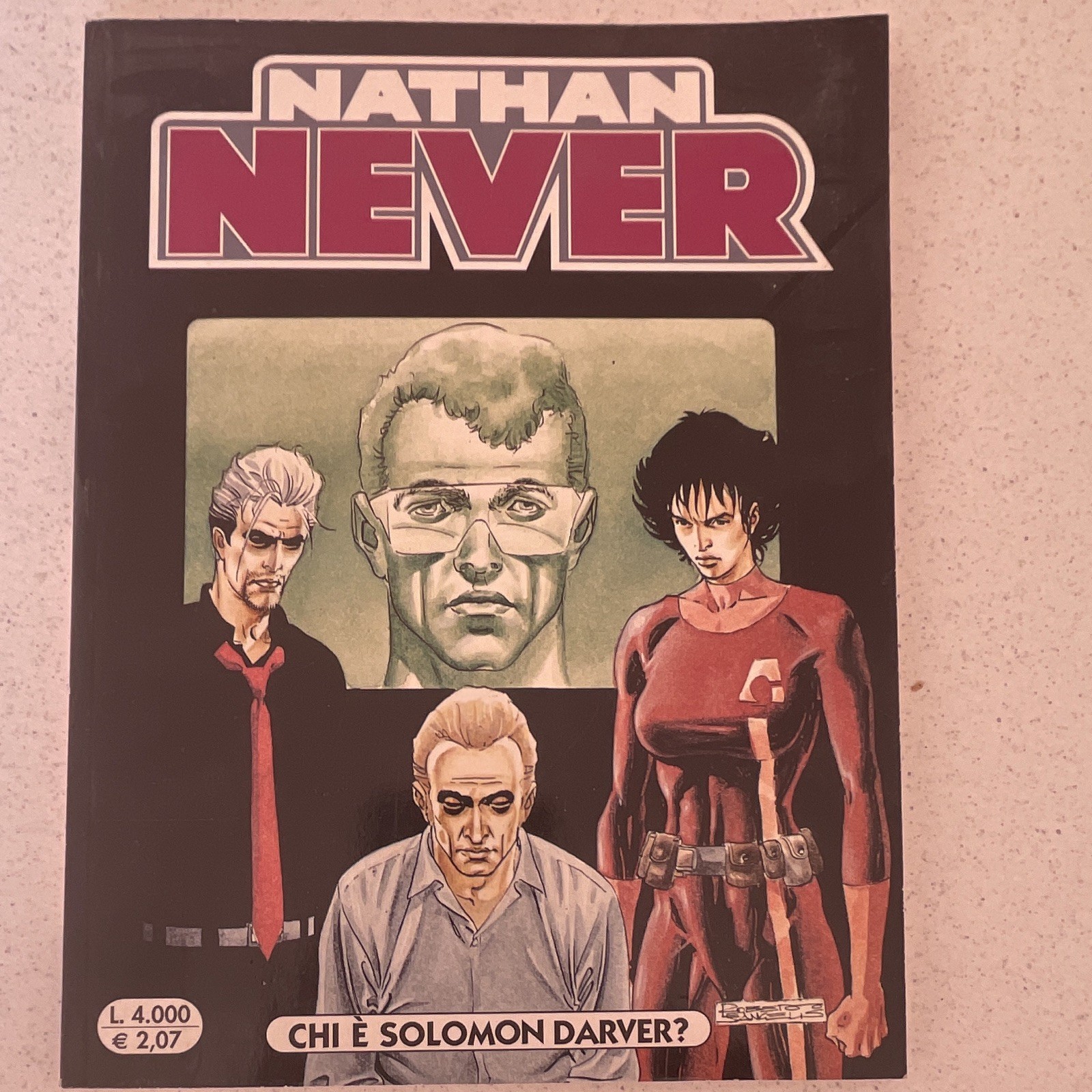 Sergio Bonelli Editore Nathan Never n. 125 Chi è Solomon Darver? 2001 ITA