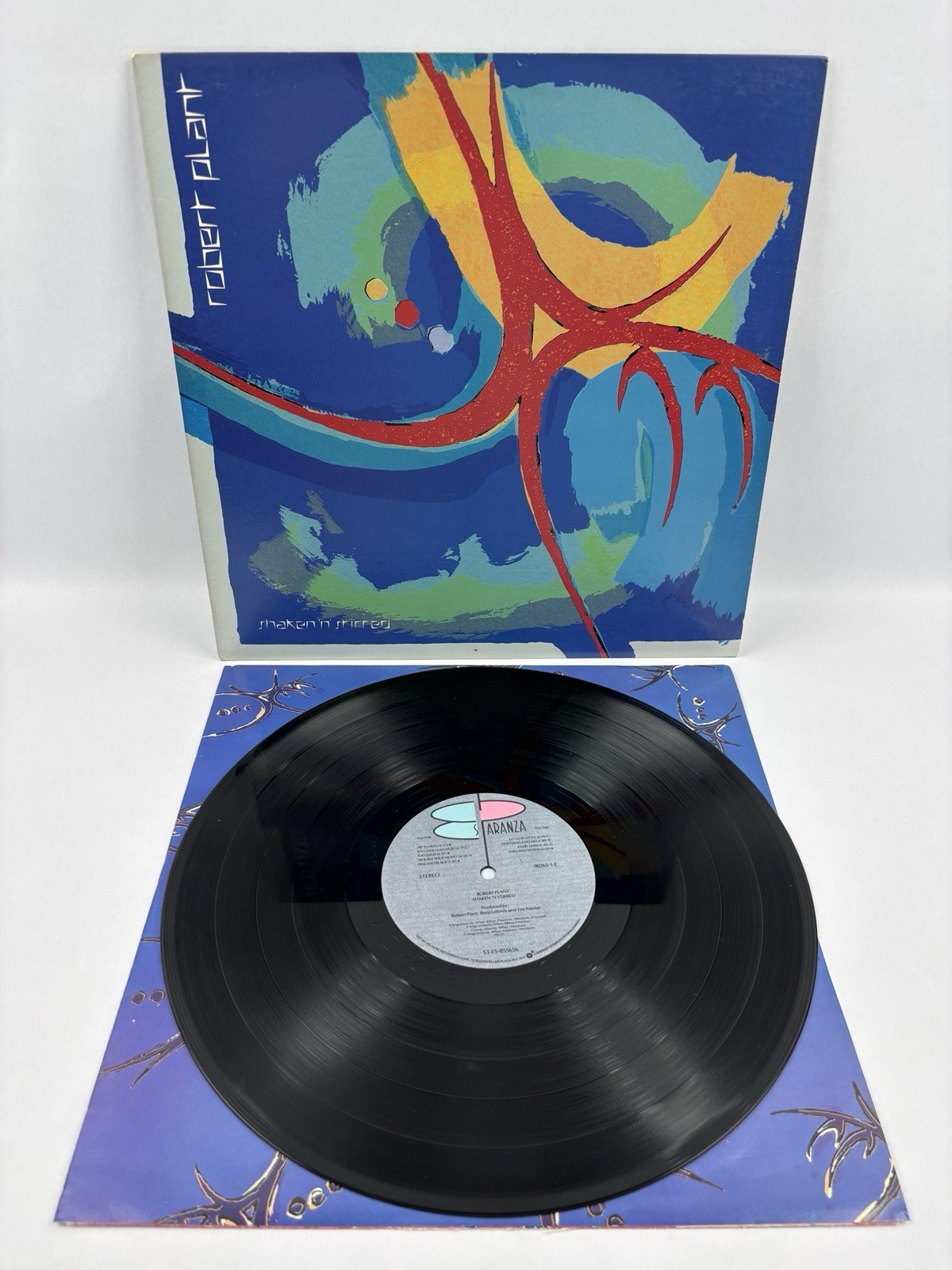 Robert Plant Shaken N Stirred Vinyl LP 1985 Original 90265-1-E Little By Little