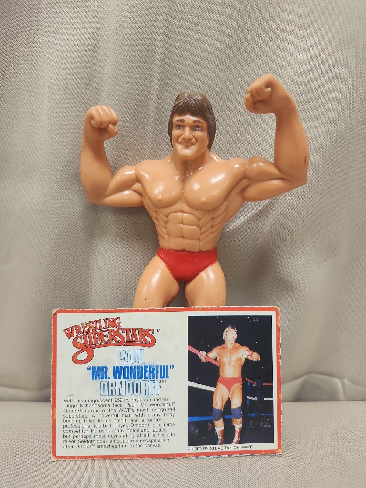 1985 LJN WWF WWE Titan Sports Wrestling Superstars Paul Mr. Wonderful Orndorff