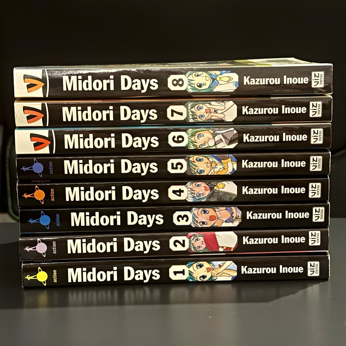 Midori Days Manga Vol 1-8 Lotto VIZ Media Inglese Kazurou Inoue Set Completo