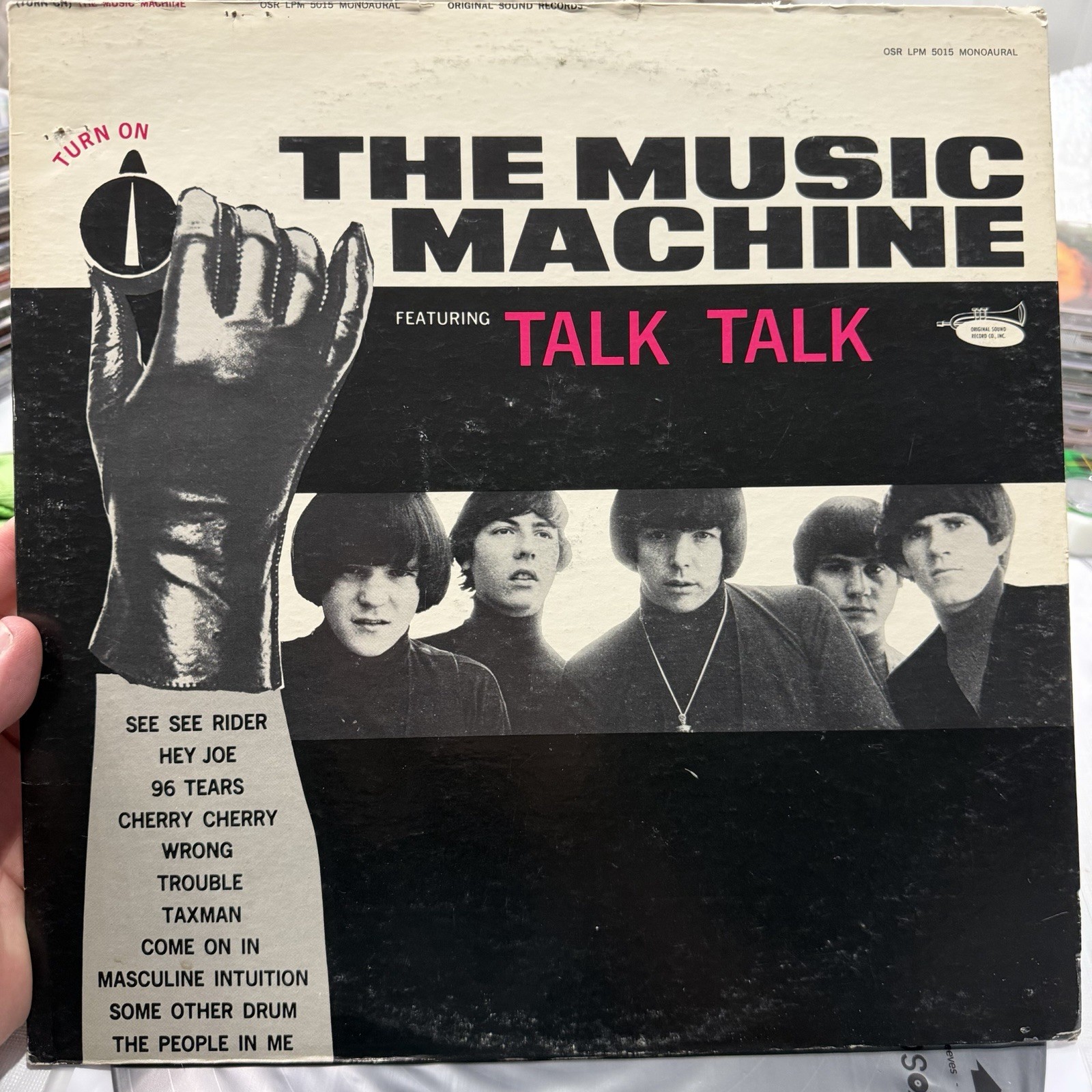 Music Machine  - Turn On - Rare 1966- Garage Psych Rock MONO - Ultrasonic Clean
