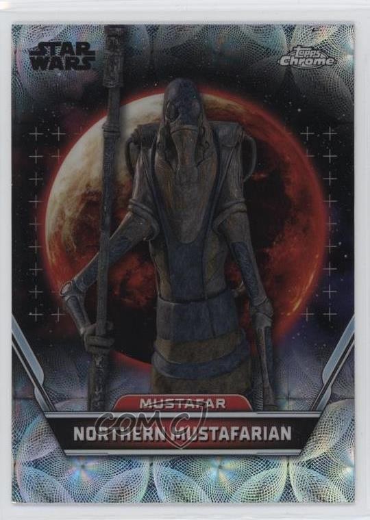 2024 Chrome Star Wars Hyperspace Nebulae Refractor Northern Mustafarian #18 1g85