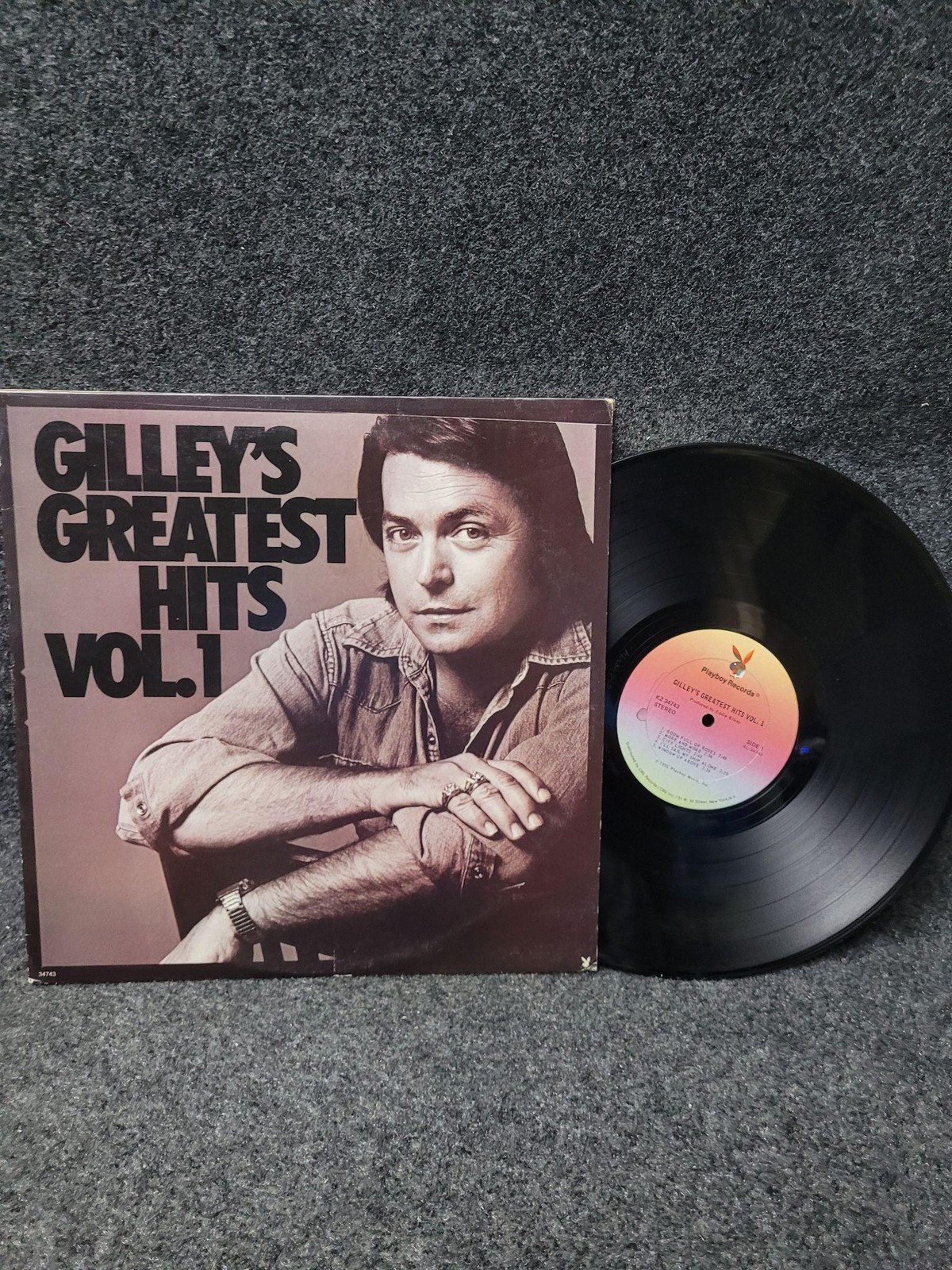Vintage Mickey Gilley Gilley's Greatest Hits Vol. 1 12in Vinyl LP Playboy 1976
