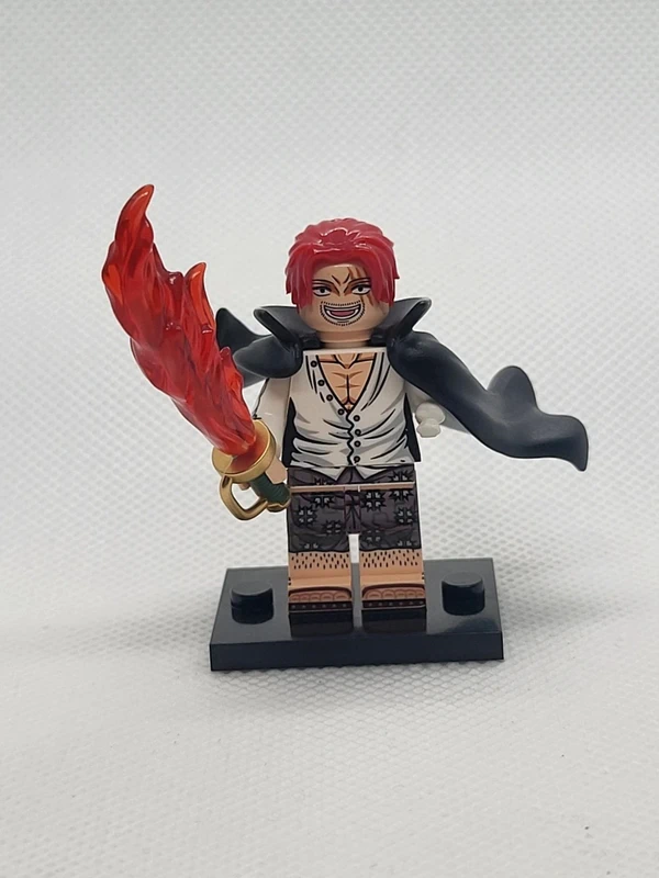 Figurine type Lego - one Piece - Shanks (Lego-style figure)
