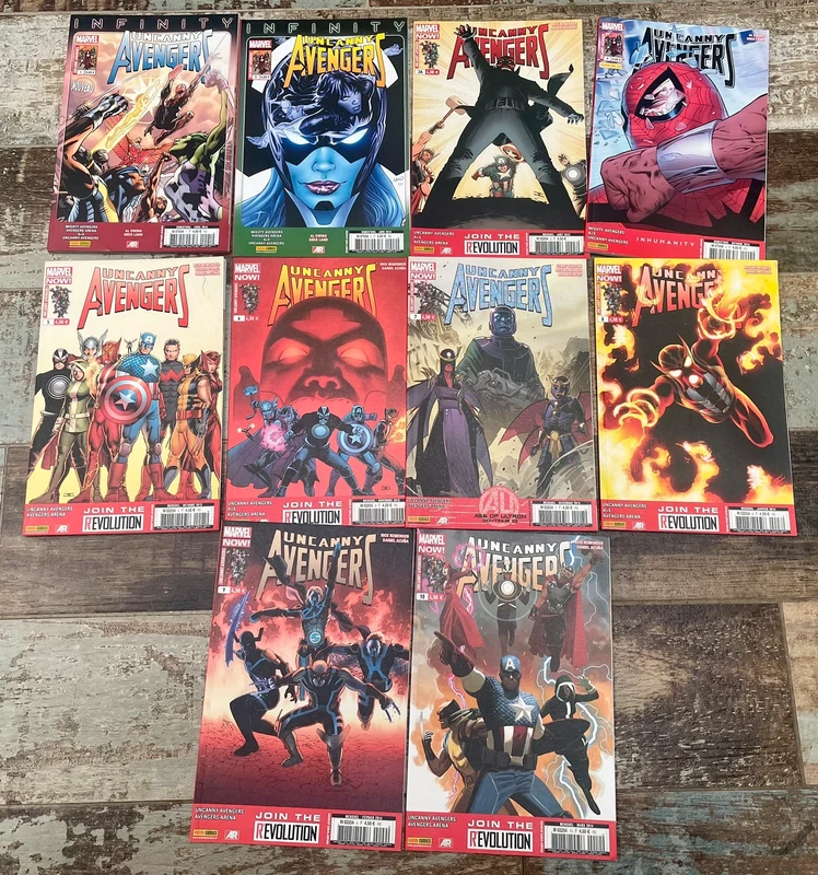 Uncanny Avengers 1 à 10 Marvel X men panini comics