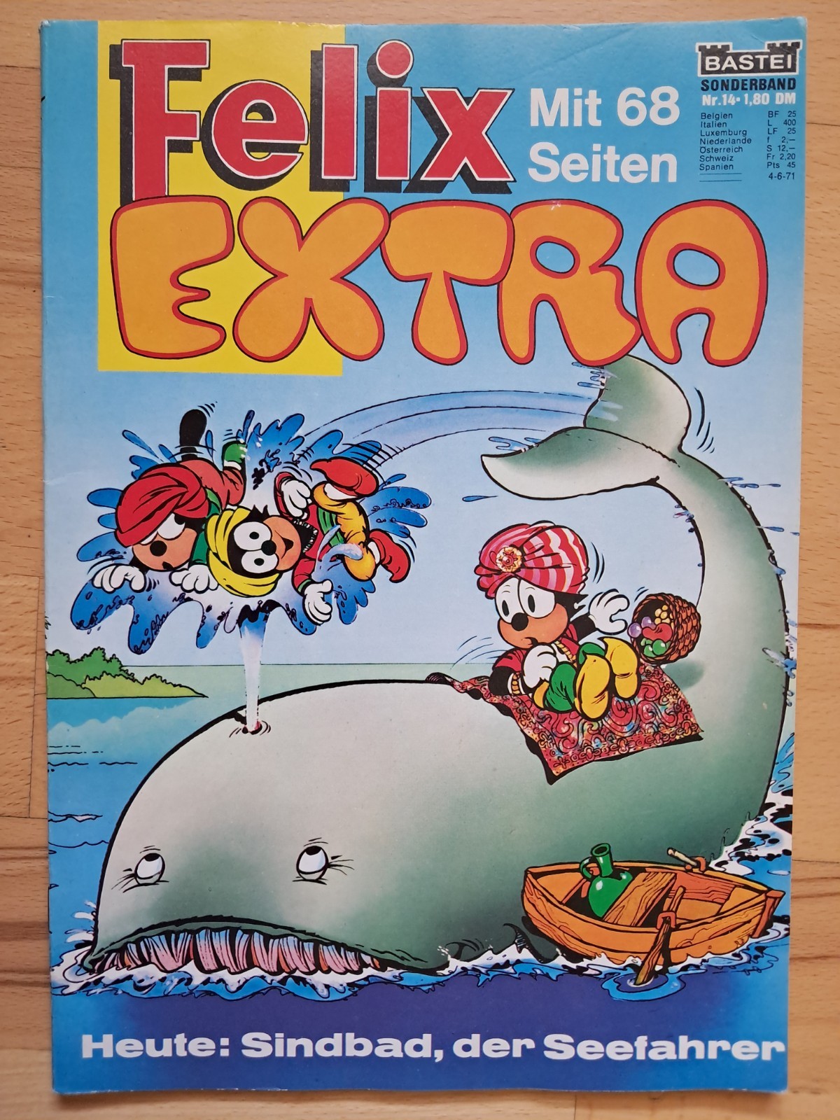 Felix Extra n.14 - TOP Z1 BASTEI FUMETTO con Sindbad il Navigatore