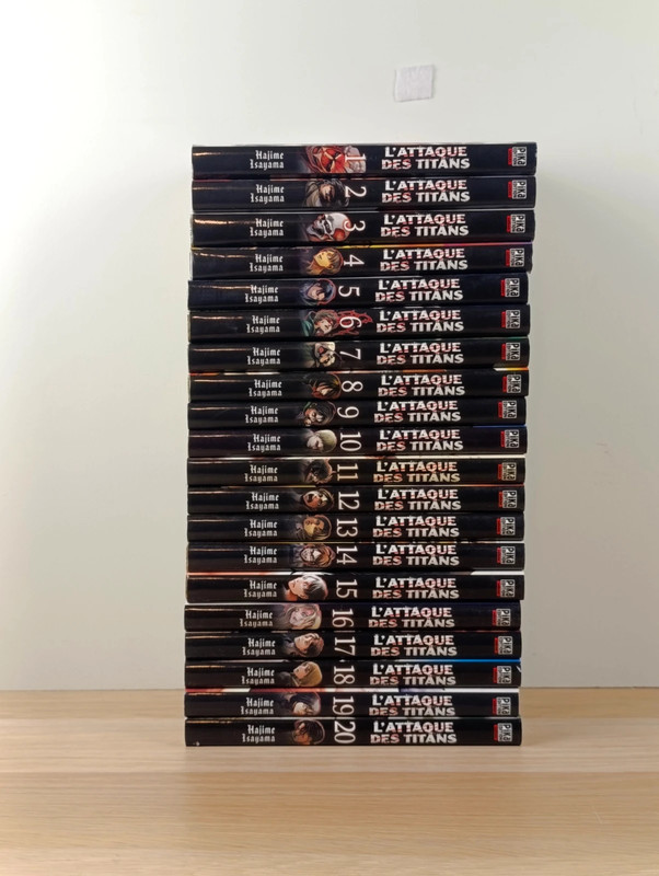 Manga L'attaque des titans 1 à 20
