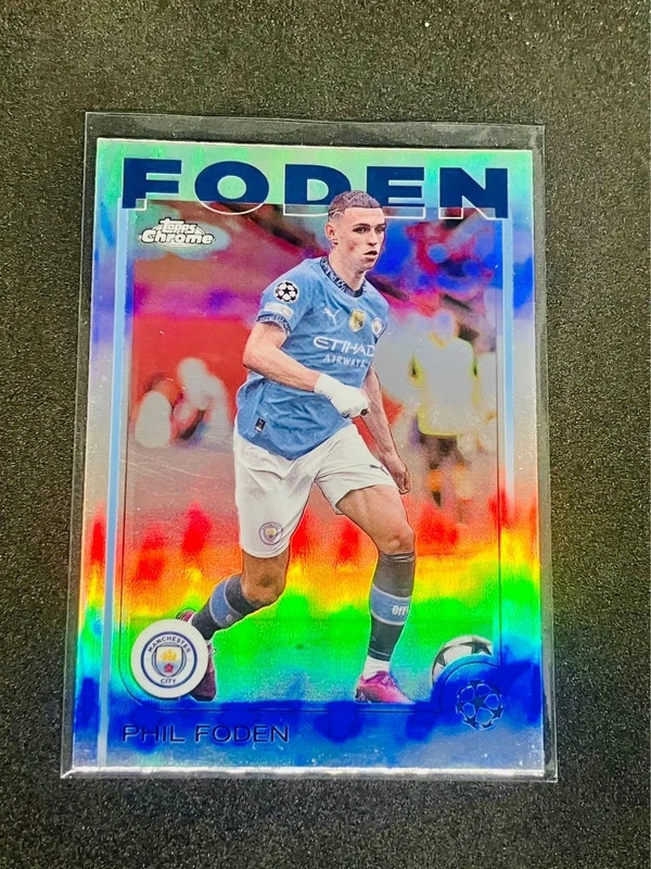 2024-25 Topps Chrome Uefa UCC - Phil Foden Manchester City Refractor