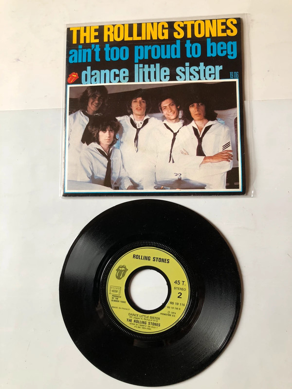 Rolling Stones: ain't too proud to beg ( 1974; mint)