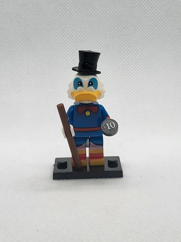 Personnage type Lego – Balthazar Picsou (Lego-style Character – Disney – scrooge McDuck)