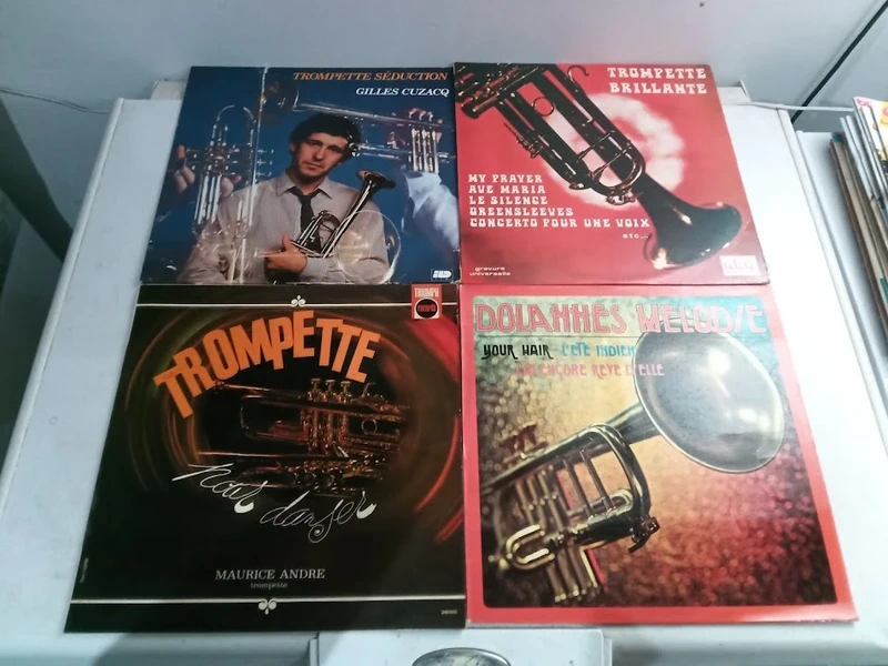 Lot 8 Vinyles Trompette Nini Rosso Maurice André Glenn Miller 33 Tours