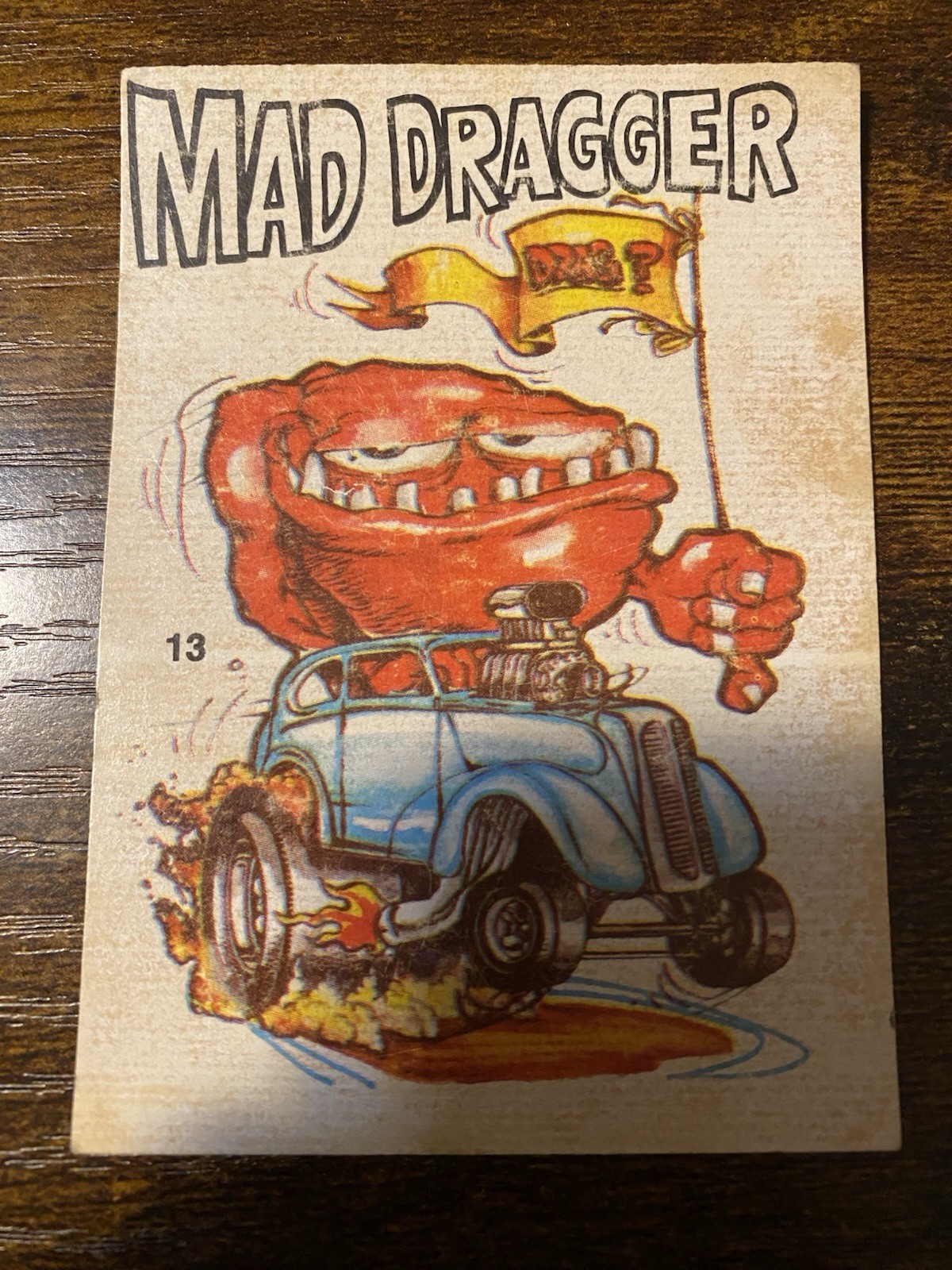 Donruss Odd Rod All Stars MAD DRAGGER 1971 #13