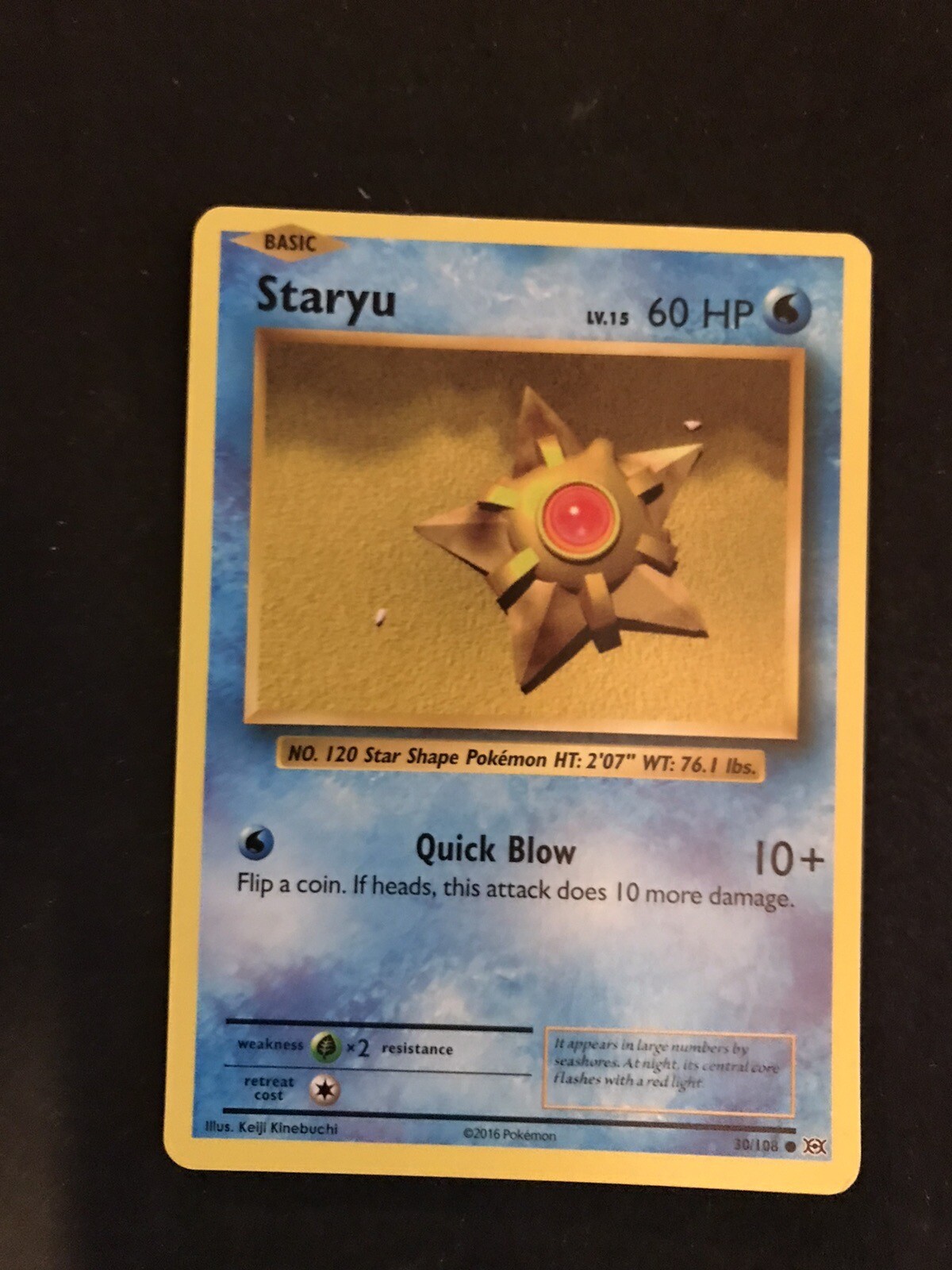 Staryu 30/108 - Evoluzioni - Comune - Carta Pokemon TCG - MP