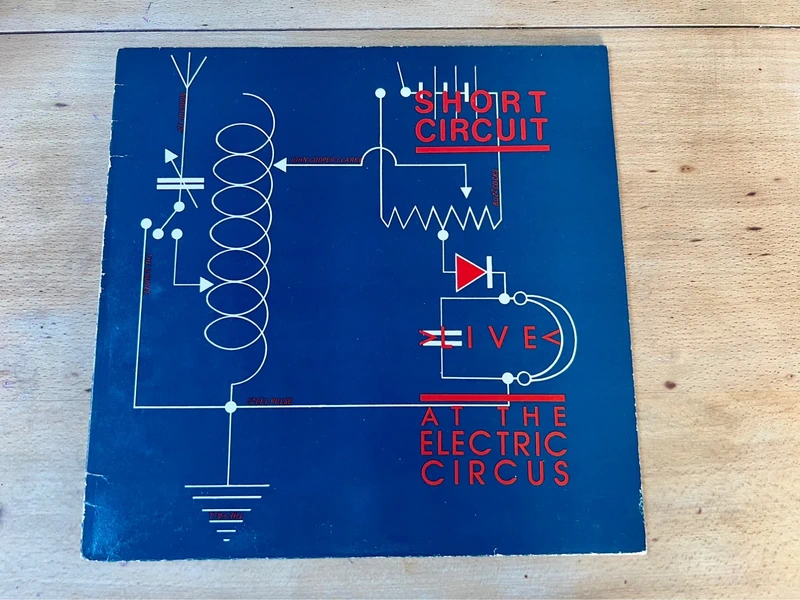 Disque vinyle de la compilation punk culte Short Circuit / Live at the Electric Circus