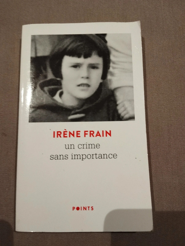 Un crime sans importance - Irène Frain