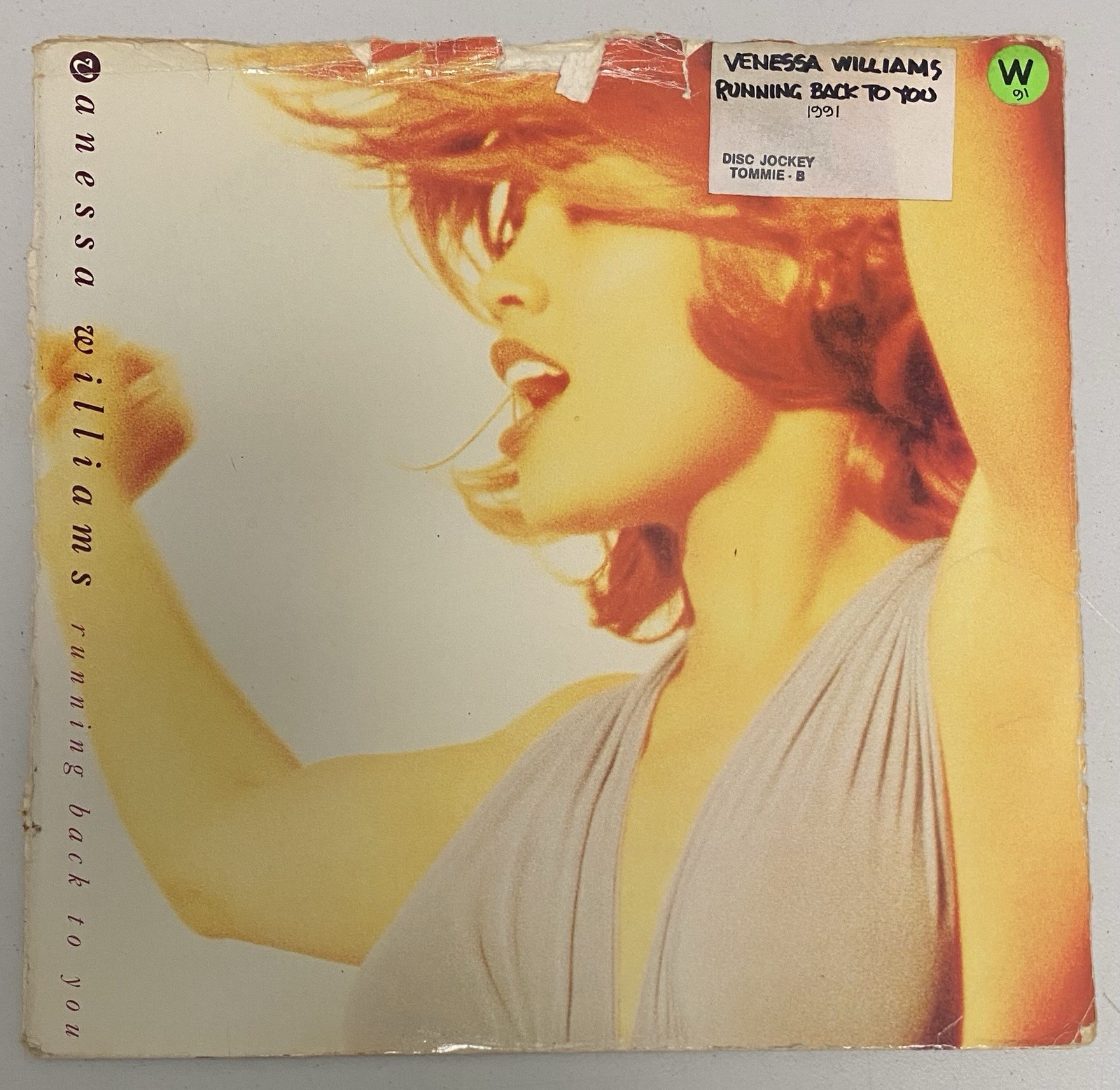 Vanessa Williams Running Back to You 1991 12” Vinyl Single Remix Wing Records