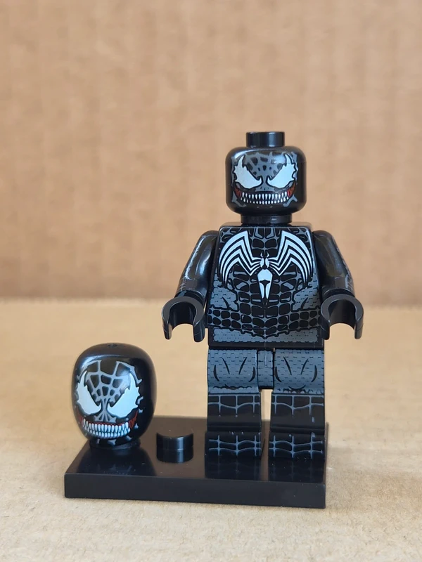Venom Spider 2 in 1 minifigure style Lego compatible
