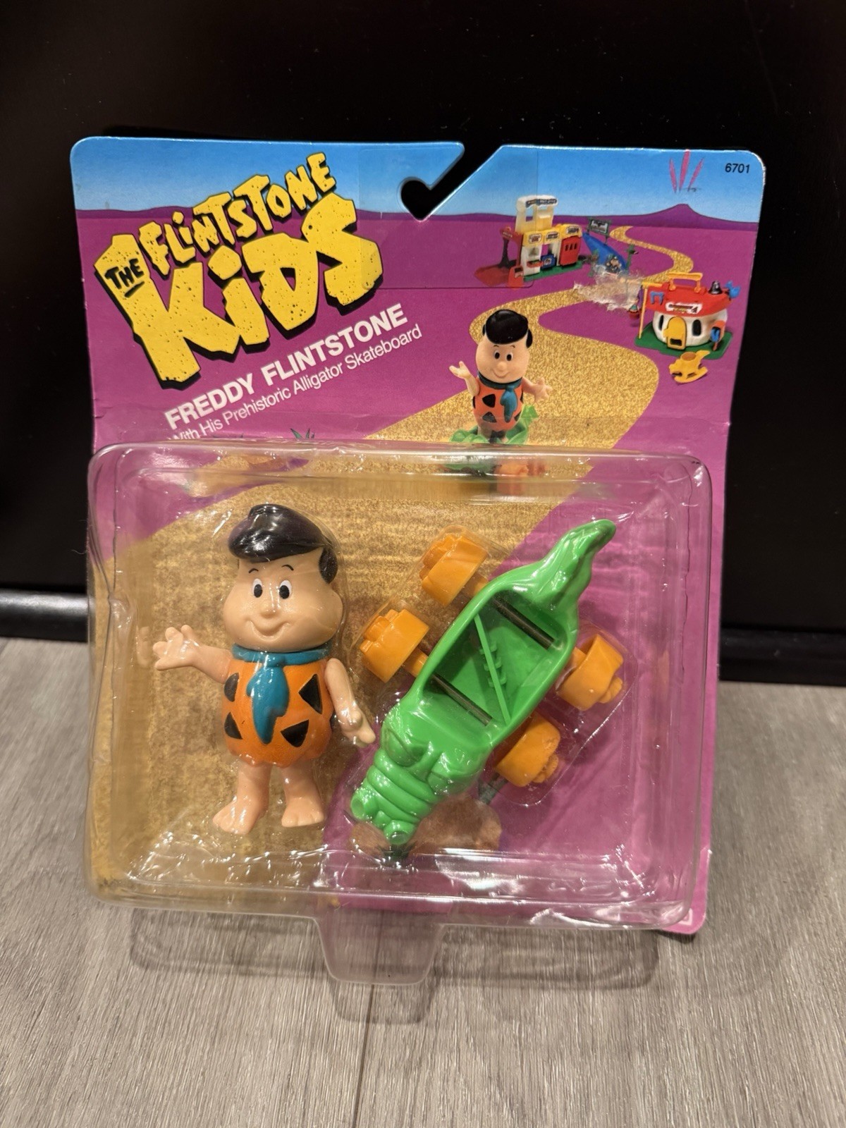 1986 Coleco The Flinstones Kids Freddy Flintstone SkateBoard