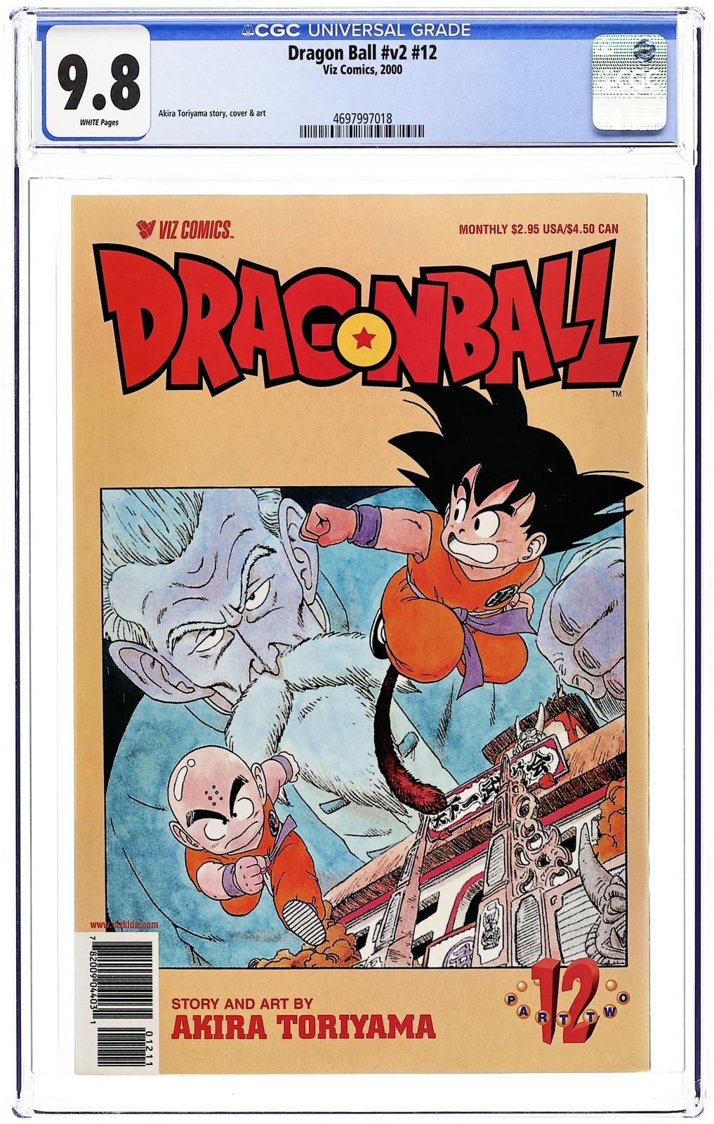 Dragon Ball Parte 2 #12 CGC 9.8 2000 4697997018