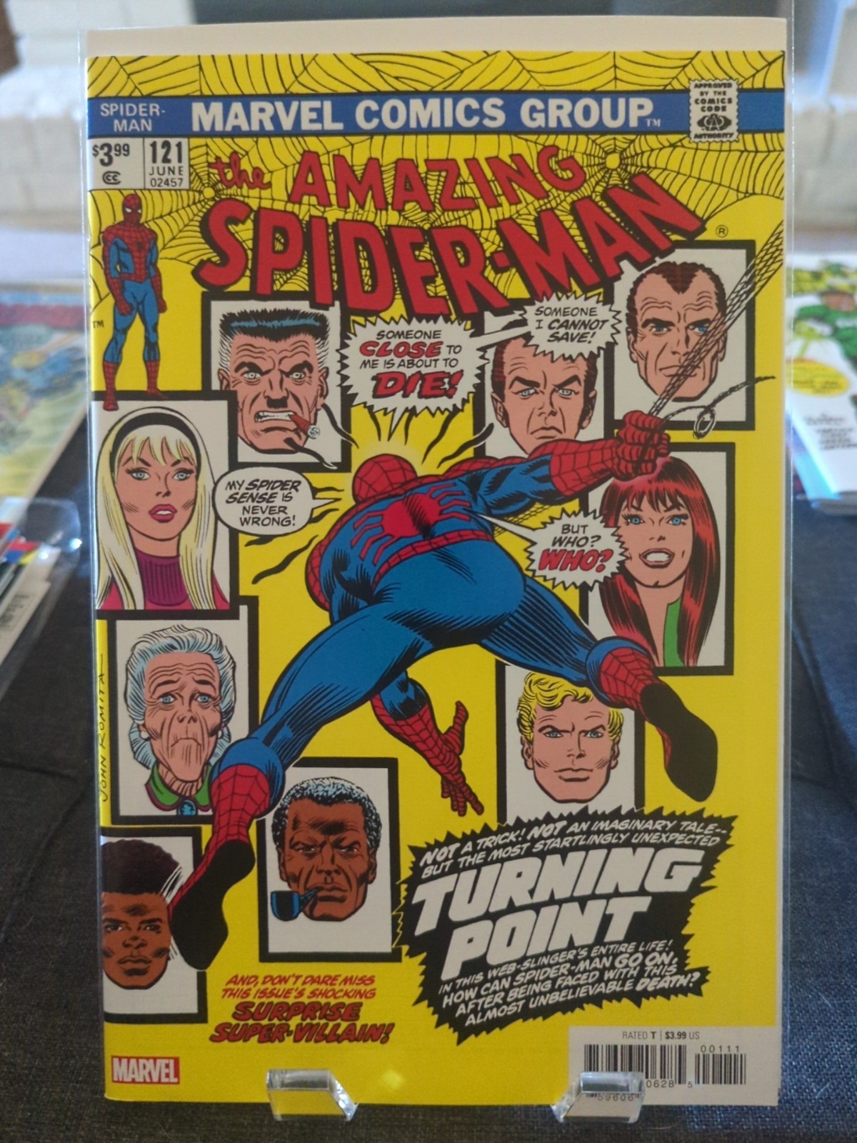 MARVEL AMAZING SPIDER-MAN #121 FACSIMILE DEATH GWEN STACY GREEN GOBLIN 