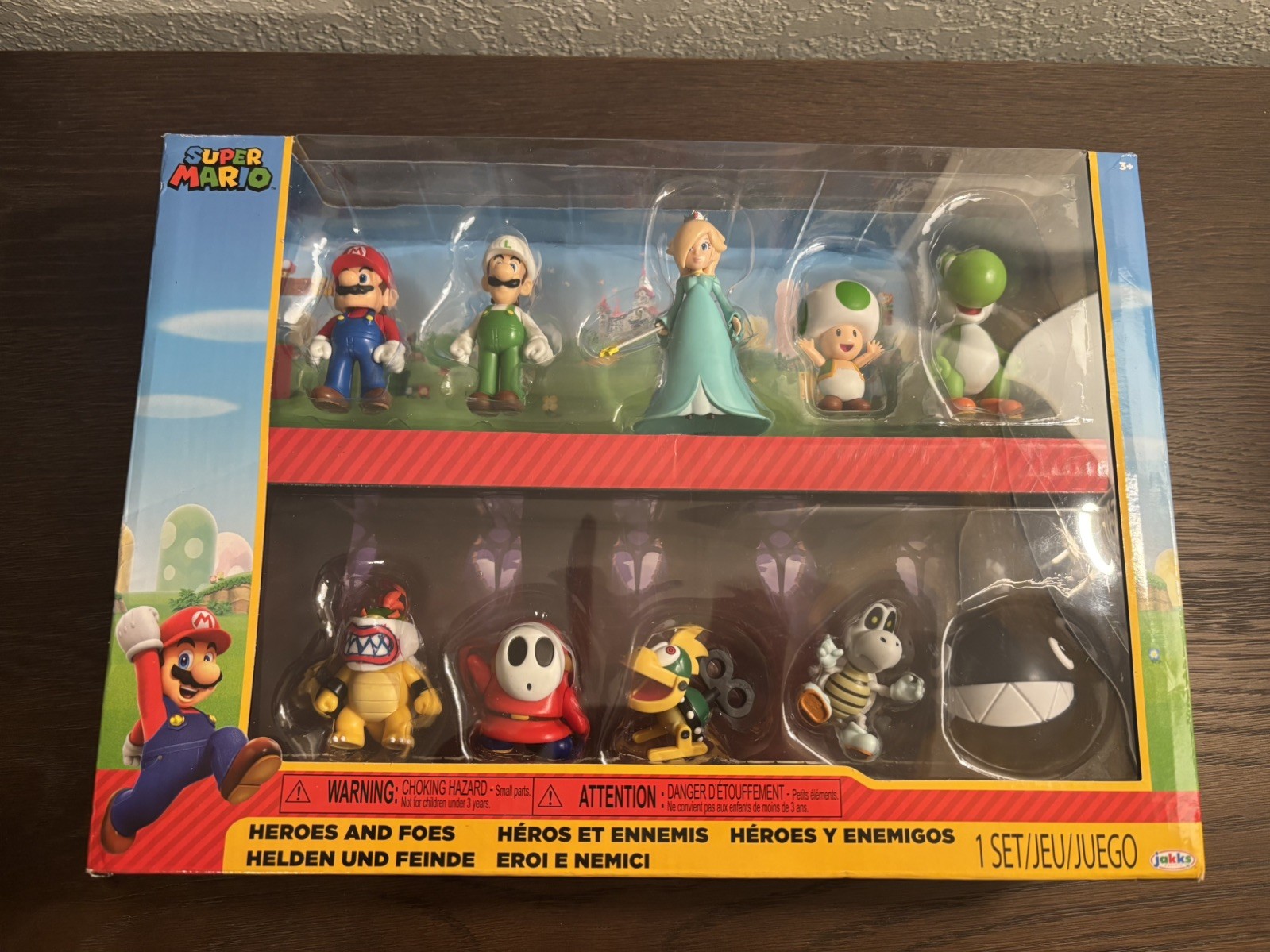 Super Mario: Amici e Nemici Confezione da 10 Minifigure Jakks - Nuove