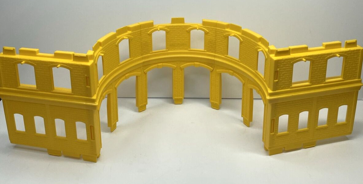 Lotto Ricambi Thomas & Friends Super Station Giallo Supporto Pareti