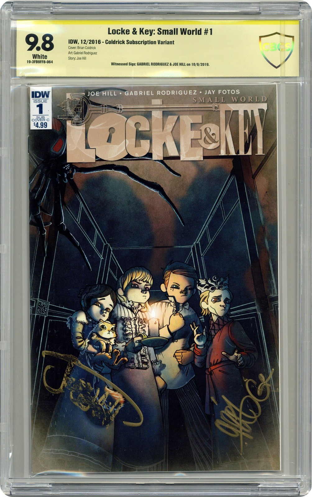 Locke and Key Small World 1SUBC CBCS 9.8 Witnessed Sig 2016 19-3FB9FF8-064