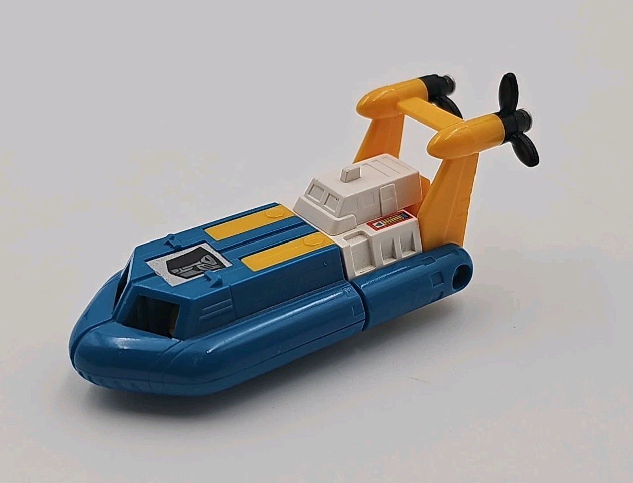 Modellino Seaspray Transformers G1 Autobot Mini Hovercraft 1985 vintage
