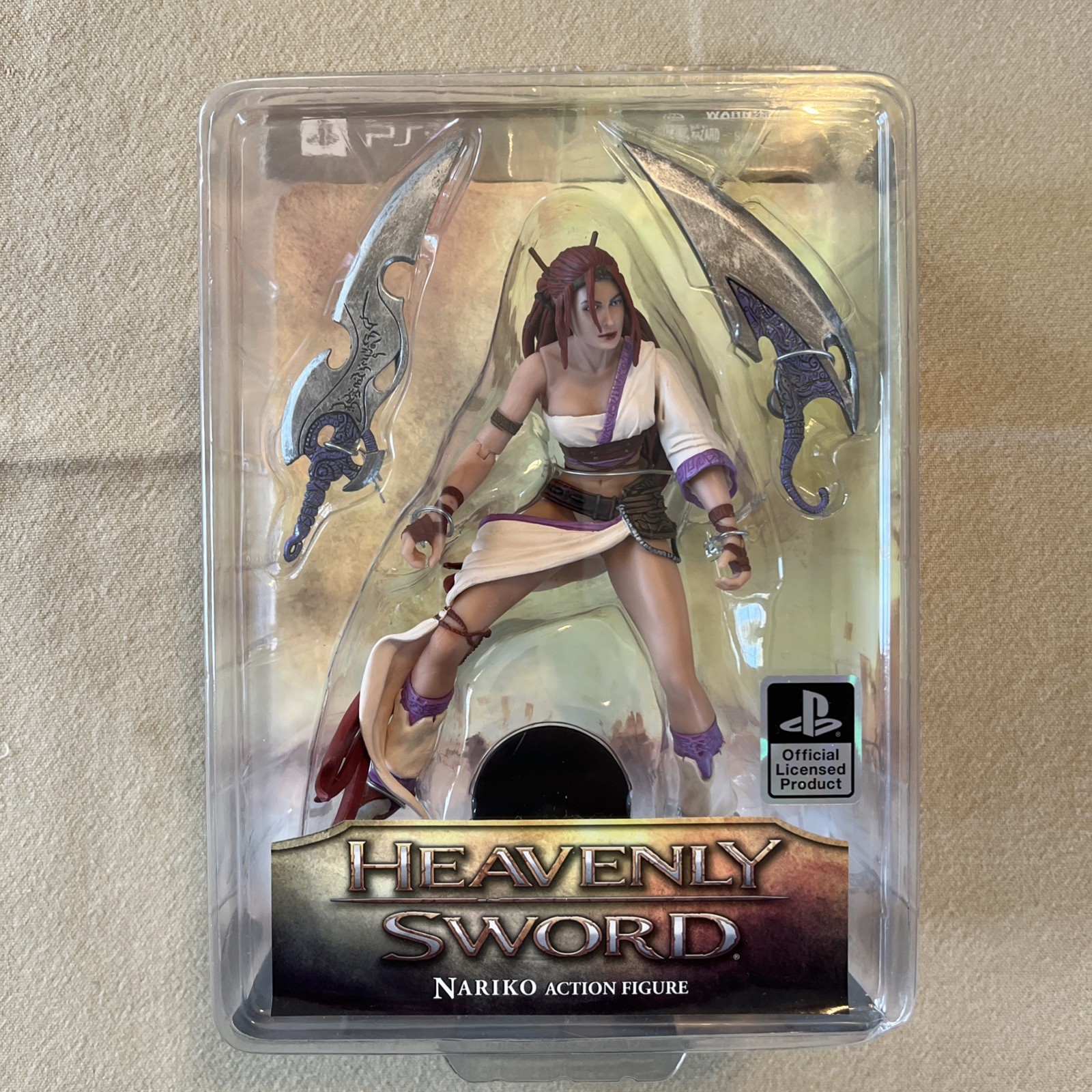 Heavenly Sword Nariko Figure DC Unlimited PS3 Official Licensed Product. Sealed.