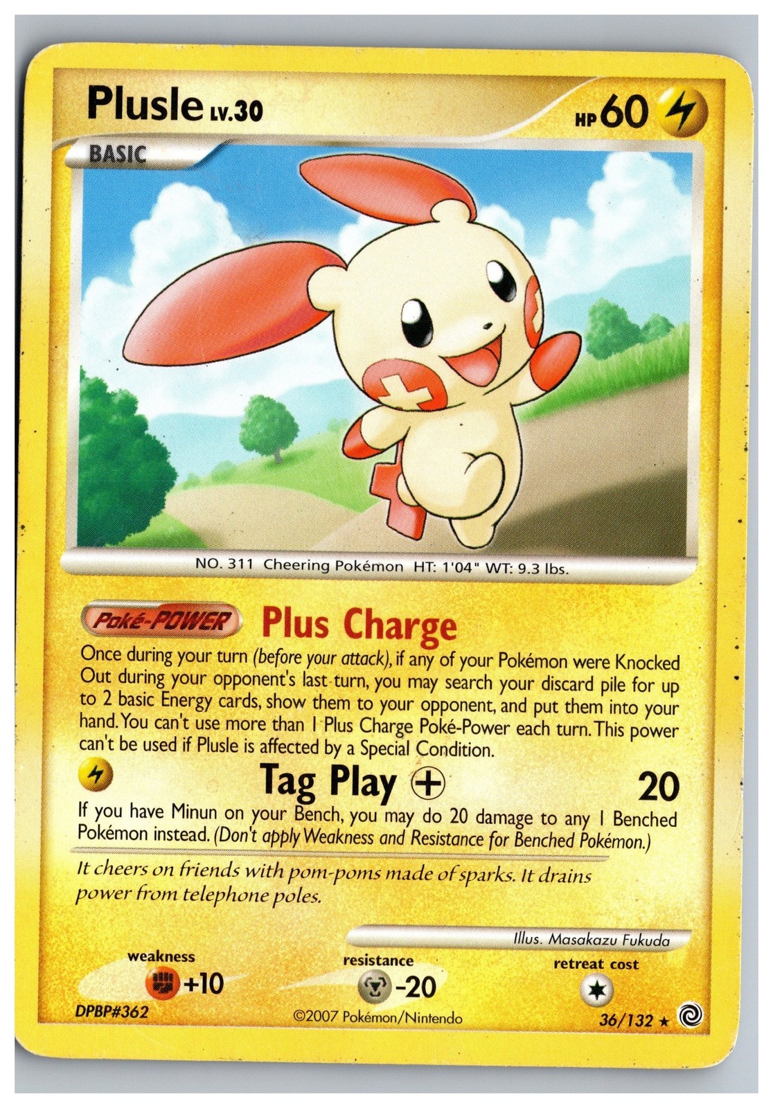 Plusle 36/132 Pokemon Card