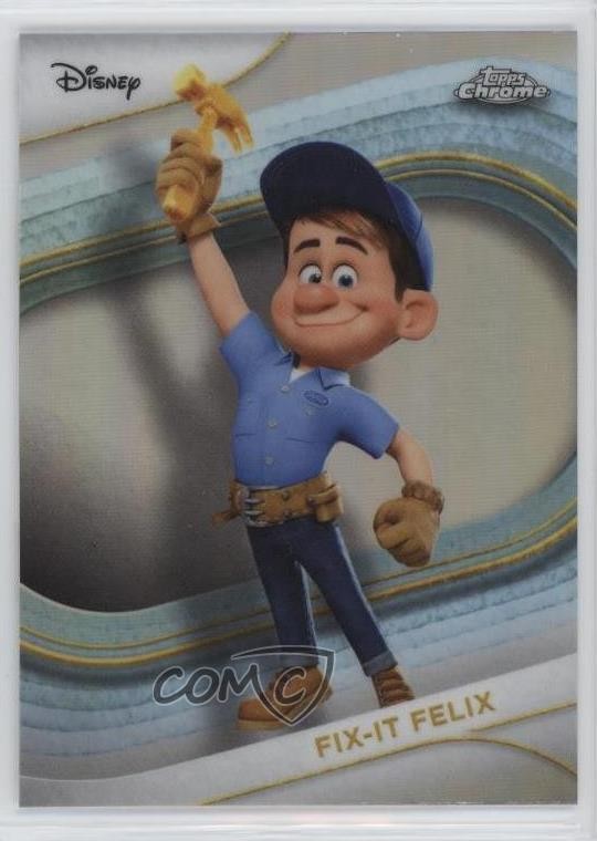 2025 Topps Chrome Disney Refractor Fix-It Felix Jr Fix-It Felix #66 0b3