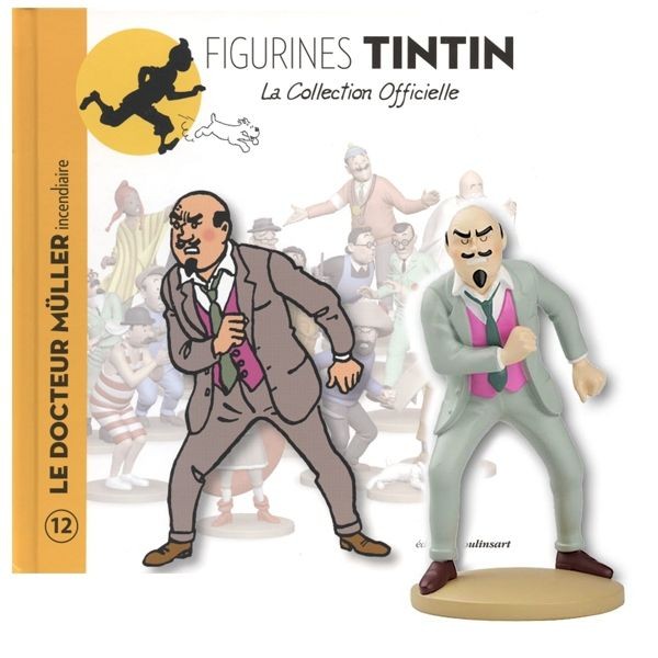 MOULINSART Tintin  Docteur Muller Figure  La Collection Officielle 12 2018