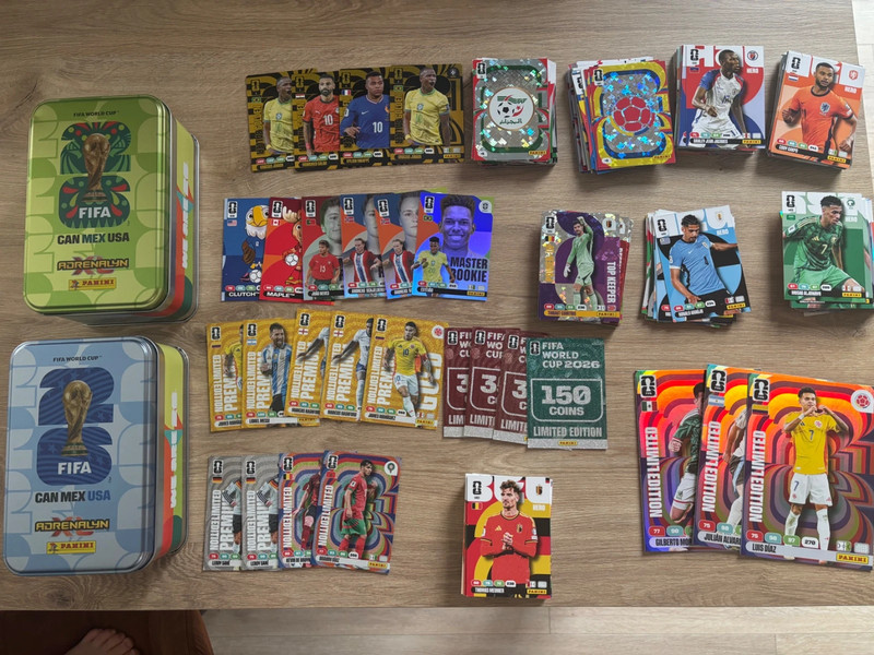 Lot cartes adrenalyn coupe du monde