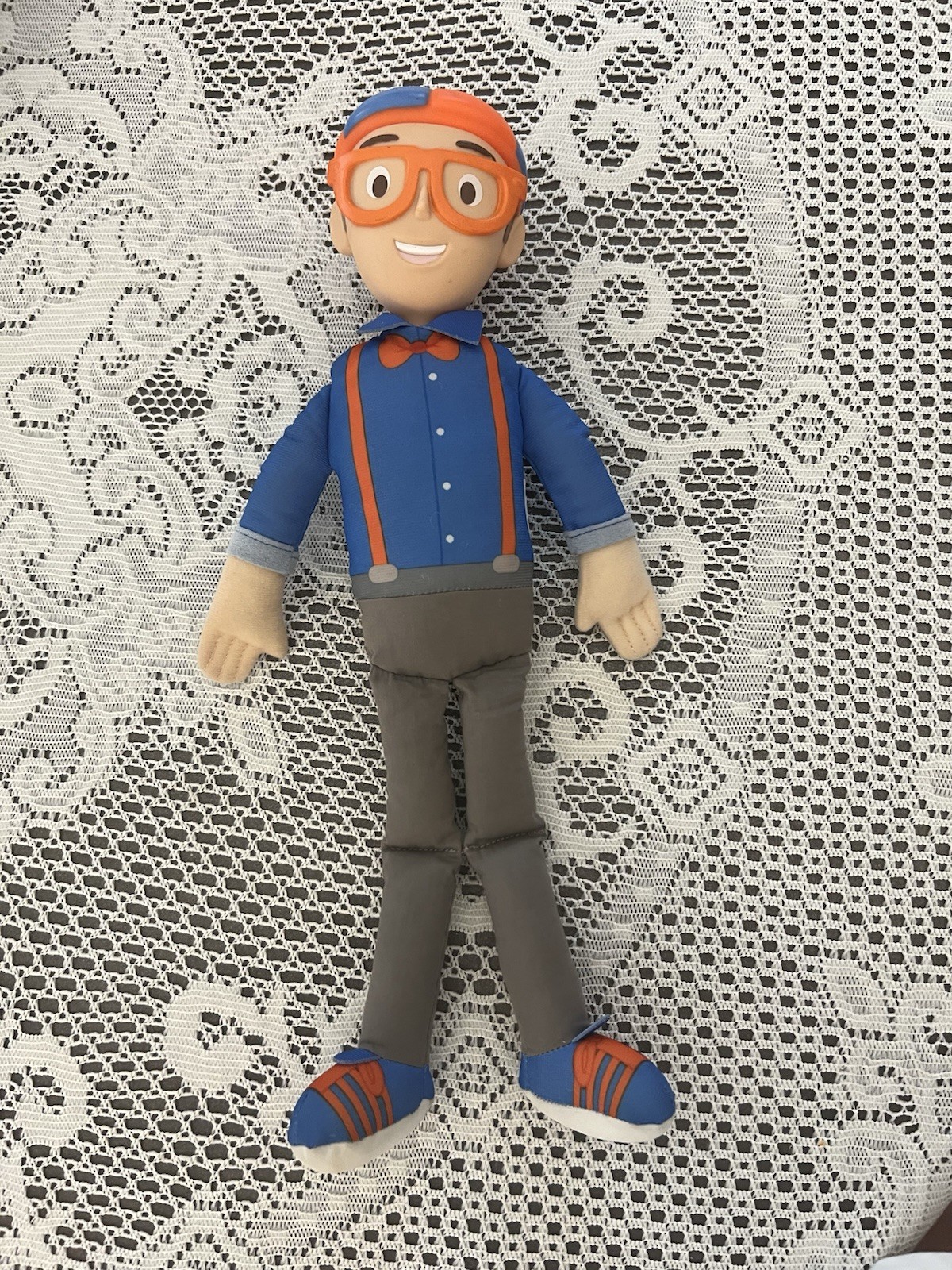 Bambola parlante Blippi.  Corpo morbido testa dura 16 pollici